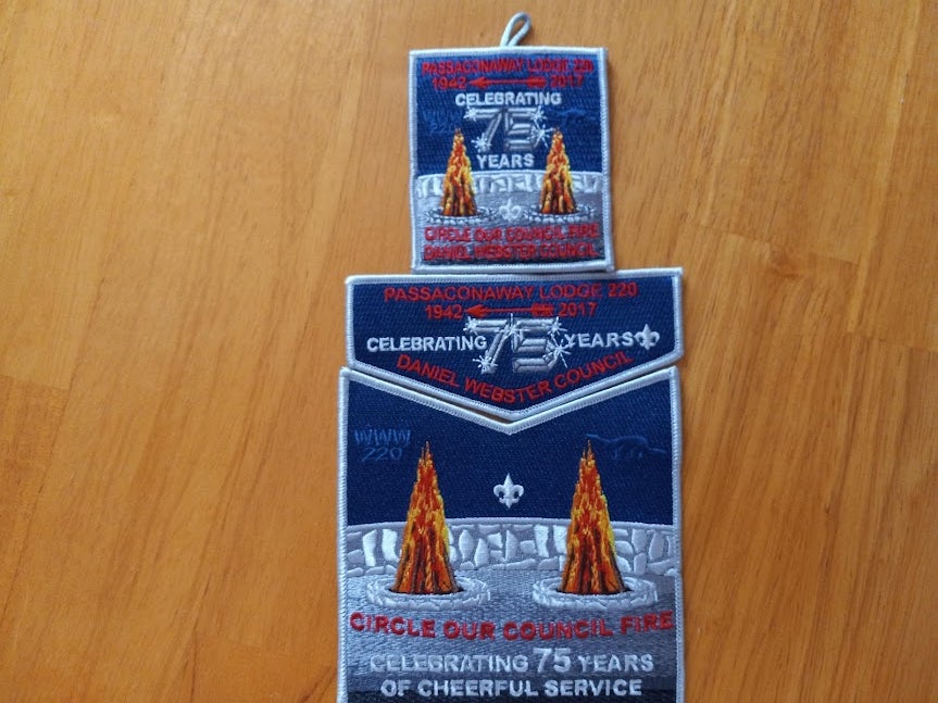 75th ANNIVERSARY EVENT PATCH & 2 PC PATCH SET TOGETHER | Passaconaway ...